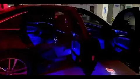 Audi A6 Ambient Lighting Retrofit Through taillights B&O Design Motorized Lifting Tweeter