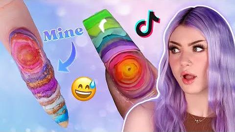 Recreating Crazy TikTok Nails