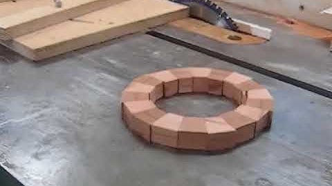 Woodturning Segmented Bowl with CNC Carving