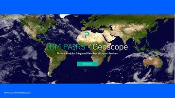 Session 3: IBM_PAIRS Geoscope Lecture 2/2 Bruce Elmegreen