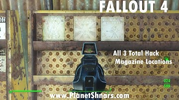 All 3 Total Hack Magazines - Exact Locations - Fallout 4