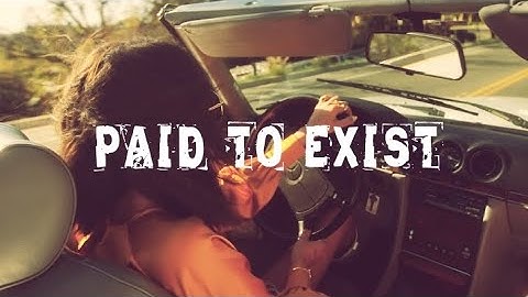 Thumbnail of Paid to Exist - brux XTN lyrics video