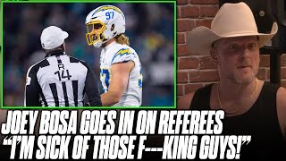 Joey Bosa GOES OFF On Refs For "Lack Of Accountability" After Loss To Jaguars | Pat McAfee Reacts