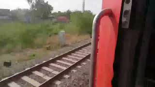 22997 Jhalawar City-Shri Ganganagar SF Express crossing at 130 kmph