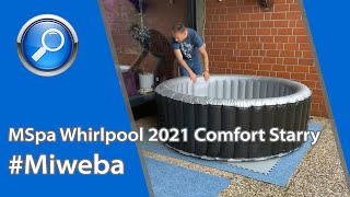 Miweba MSpa Whirlpool 2021 Comfort Starry CST061  ★ Unboxing ★ Aufbau  ★ erste Infos