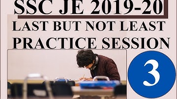 SSC JE  Most Important Objective Session 3