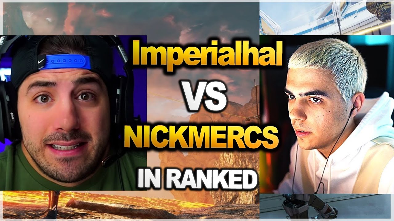 TSM Imperialhal team vs Nickmercs team in ranked | PERSPECTIVE ( apex ...