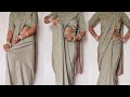 How to Drape a Saree Perfectly // Self Drape Step by Step Guide For New Beginners🧚