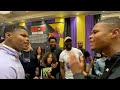 Devin Haney & Shakur Stevenson have a fun debate WHO REALLY WON their one-on-one bball game!