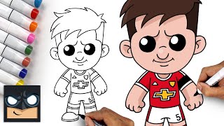 how to draw harry maguire manchester united