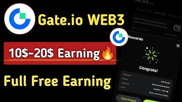Gate.io WEB3 Earning Full Free Money 🔥🔥