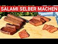 ♨️ GRILLBLITZ: Salami einfach selber machen Brettsalami herstellen Reifung luftgetrocknet, räuchern