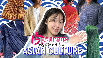 15 (mostly knitting) patterns inspired by Asian culture 🌏 🧶