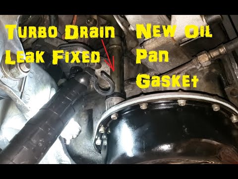 W126 1984 Mercedes-Benz 300SD - Turbo Oil Drain Leak Fixed Plus Oil Pan