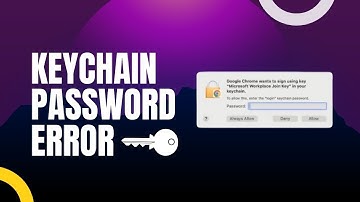 How To Fix or Remove Keychain Password Error | Pop Ups on macOS
