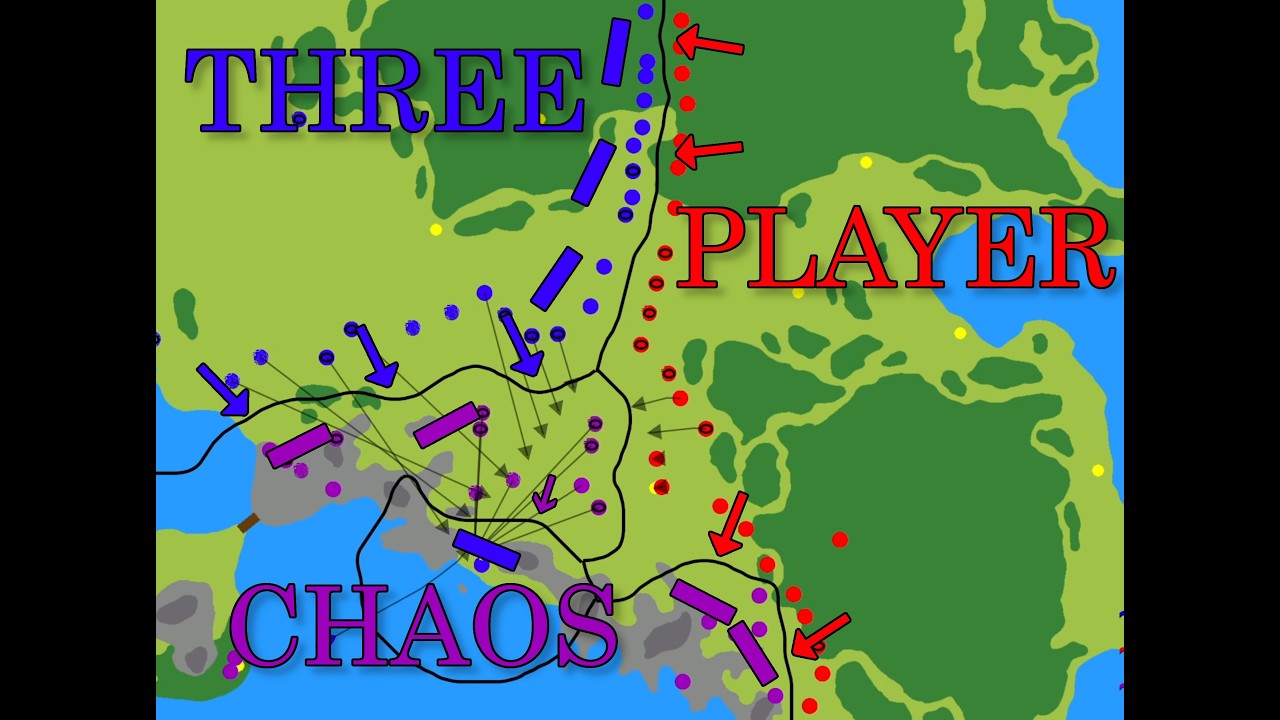 Игра втроём — это ХАОС! | Война точек (перезагрузка)