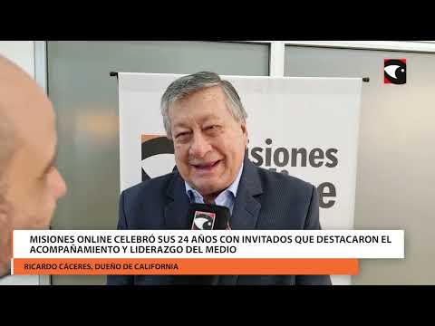 Misiones Online celebró sus 24 años con invitados que destacaron el acompañamiento y liderazgo del m