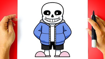 How to DRAW SANS - Undertale