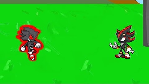 Fleetway Dark Sonic VS Dark Shadow ssf2 mods