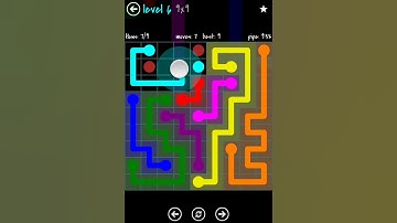 Flow Free - Blue Pack 9X9 Walkthrough - Level 6