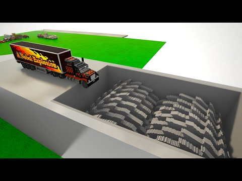 Cars Vs Giant Shredder 💥 | Teardown
