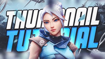 How to Make a Valorant Thumbnail On Android I Valorant thumbnail tutorial on Ps touch