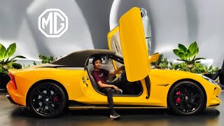 MG Cyberster Convertible,Sleek- Striking Design EV Sports Car RWD & Scissor Doors,Futuristic Cockpit