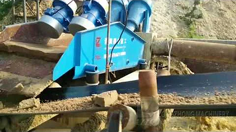 Fine sand recovery machine used for sand recycling