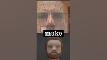 Using Blender Put Your Face On A Low Poly Character  #indiegame