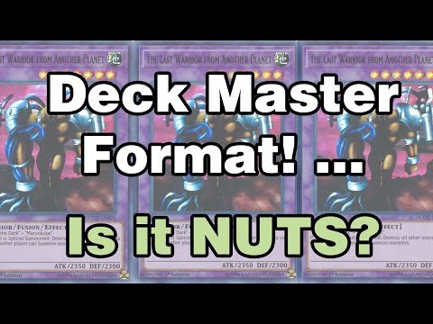 Yu-Gi-Oh! Deck Master Format! ... Is it NUTS?