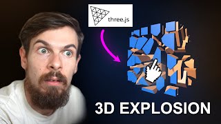 [developedbyed] Awesome 3D Shattering Effect Tutorial | Next.js 14 with React Fiber THREE.js