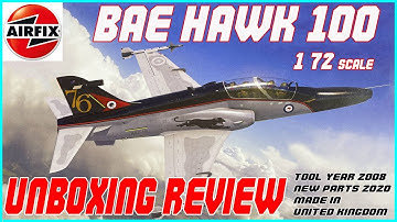 AIRFIX 1/72 BRITISH AEROSPACE HAWK 100 SERIES UNBOXING REVIEW
