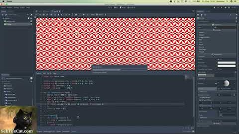 GameDev: Godot Engine - 2D split-screen game for mobile. Working on visuals and  (Part 2/19)