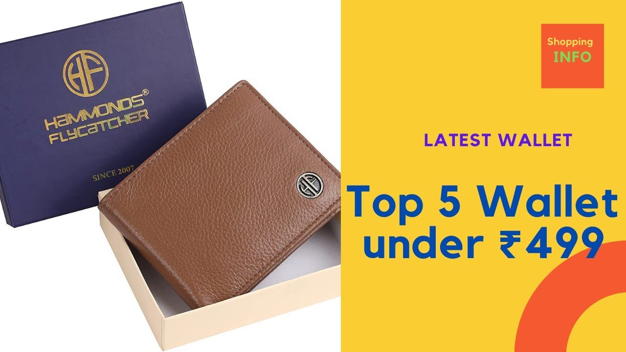 Top 5 Wallet for men under ₹500 Best wallet at low price Latest