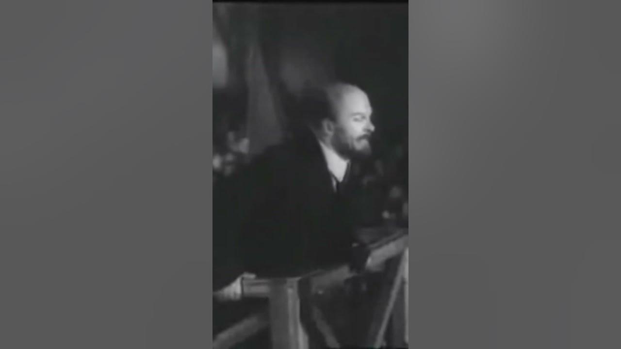 Выступление Владимира Ленина перед рабочими - YouTube