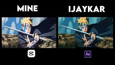 My Capcut vs After Effects - Naruto Badass Edit - Fearless "Jaykar Remake" @iJaykar