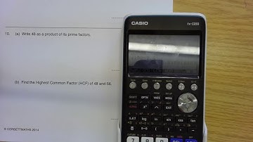 Casio fx-CG50 3 HCF and LCM