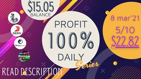PROFIT 100% DAILY | 8 mar