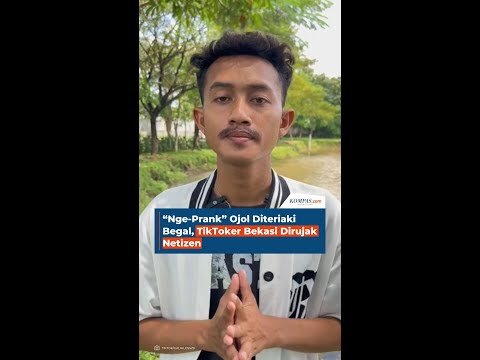 “Nge-Prank” Ojol Diteriaki Begal, TikToker Bekasi Dirujak Netizen