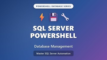 SQL Server PowerShell-zelfstudie: databasebeheer voor beginners