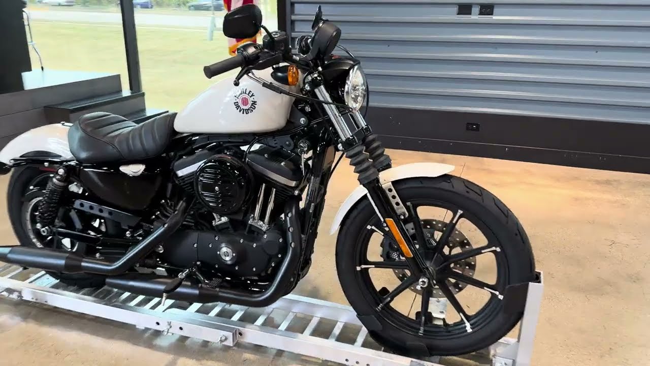 2022 Sportster Iron 883 - White Sand Pearl - YouTube