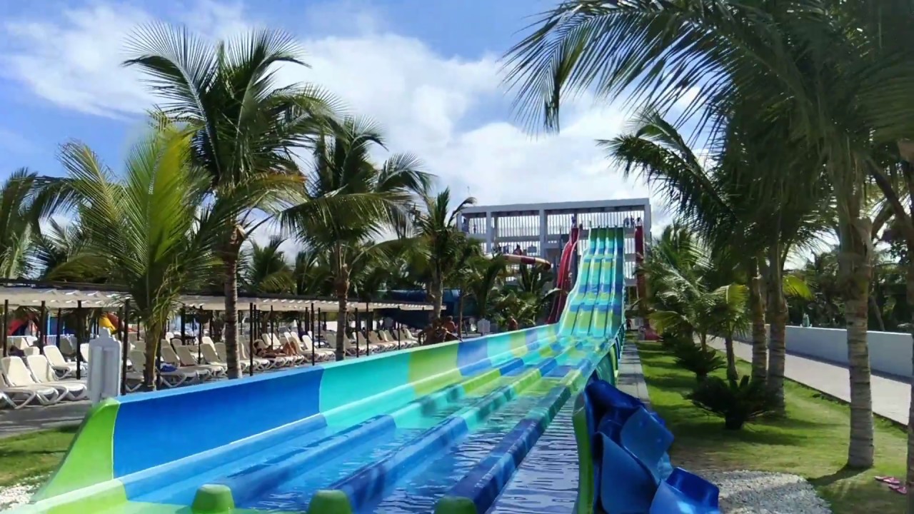 Water Park Splash in the RIU Naiboa 4*. YouTube