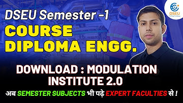 #DSEU #DELHI_POLYTECHNIC_SEMESTER_1 | #DIPLOMA_ENGINEERING_COURSE | #MODULATION