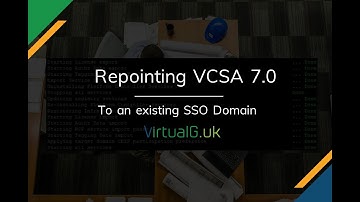Repointing VMware VCSA 7 to an existing SSO domain
