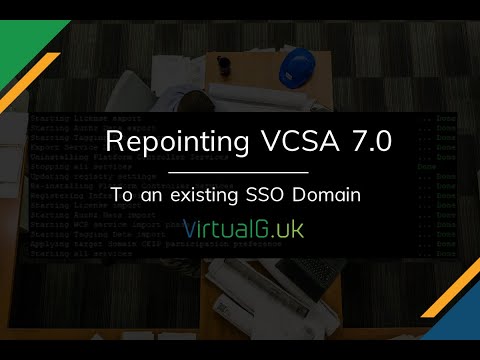 Repointing VMware VCSA 7 to an existing SSO domain