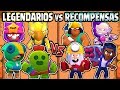 LEGENDARIOS VS RECOMPENSAS de TROFEOS | CUAL ES MEJOR CALIDAD? | 4 VS 4 | BRAWL STARS