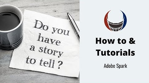 How to Use Adobe Spark page   Beginner