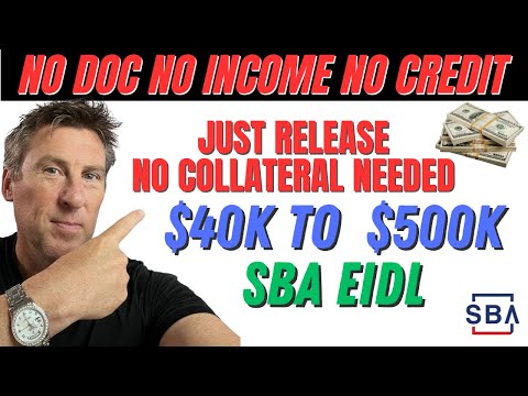 $40K to $500K EASIEST LOAN EVER! No Credit 3.75 Interest SBA EIDL LOAN