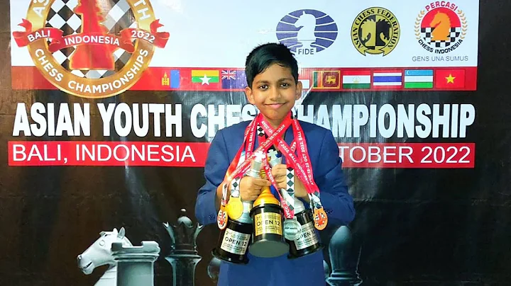 Ethan Vaz becomes the Asian under-12 champion 2022