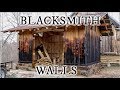 Japanese Timber Frame Blacksmith Shop gets Yakisugi (焼杉) Board and Batten Siding